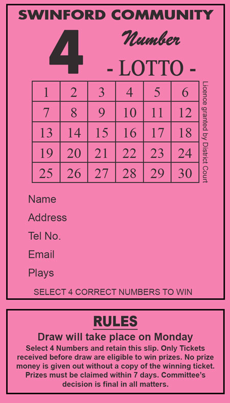 Lotto store 4 numbers